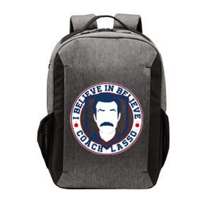 I Believe In Believe Coach Lasso Emblem Vector Backpack