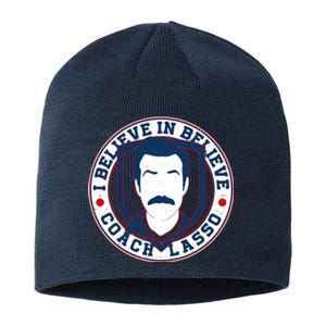 I Believe In Believe Coach Lasso Emblem Sustainable Beanie