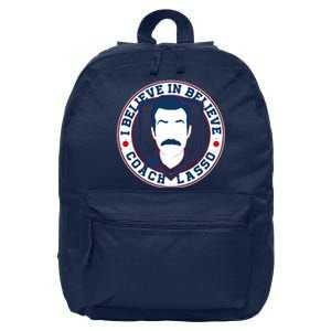 I Believe In Believe Coach Lasso Emblem 16 in Basic Backpack