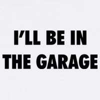 ILl Be In The Garage Garment-Dyed Sweatshirt