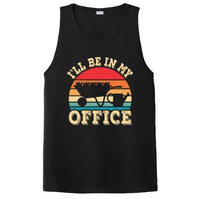 I'll Be In My Office Funny Gardening Retro Gardener Garden PosiCharge Competitor Tank