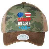 Impeach Biden Impeach 46 Clean Up On Aisle 46 Biden Legacy Tie Dye Trucker Hat