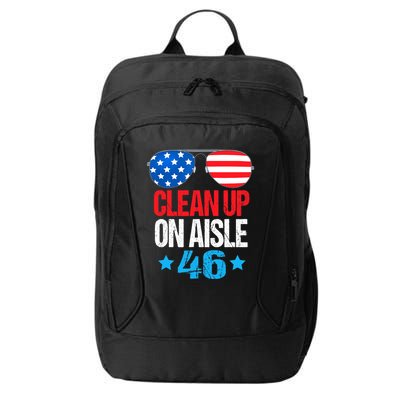 Impeach Biden Impeach 46 Clean Up On Aisle 46 Biden City Backpack