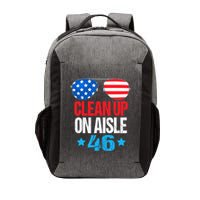 Impeach Biden Impeach 46 Clean Up On Aisle 46 Biden Vector Backpack