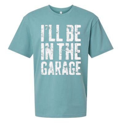 I'll Be In The Garage Mechanic Sueded Cloud Jersey T-Shirt