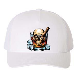 I’Ll Be In The Backyard Bourbon Whiskey Stogie Bourbon Lovers Sarcastic Yupoong Adult 5-Panel Trucker Hat