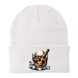 I’Ll Be In The Backyard Bourbon Whiskey Stogie Bourbon Lovers Sarcastic Knit Cap Winter Beanie