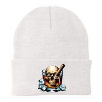 I’Ll Be In The Backyard Bourbon Whiskey Stogie Bourbon Lovers Sarcastic Knit Cap Winter Beanie