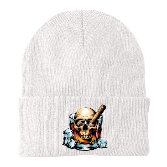 I’Ll Be In The Backyard Bourbon Whiskey Stogie Bourbon Lovers Sarcastic Knit Cap Winter Beanie