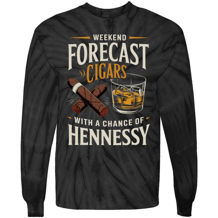 I’Ll Be In The Backyard Bourbon Whiskey Stogie Bourbon Lovers Sarcastic Tie-Dye Long Sleeve Shirt