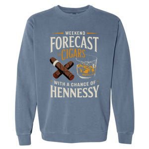 I’Ll Be In The Backyard Bourbon Whiskey Stogie Bourbon Lovers Sarcastic Garment-Dyed Sweatshirt