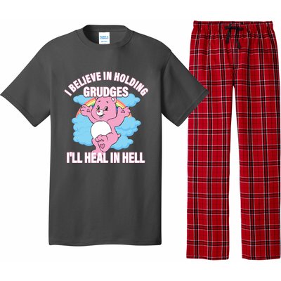 I Believe In Holding Grudges I’ll Heal In Hell Apparel Pajama Set