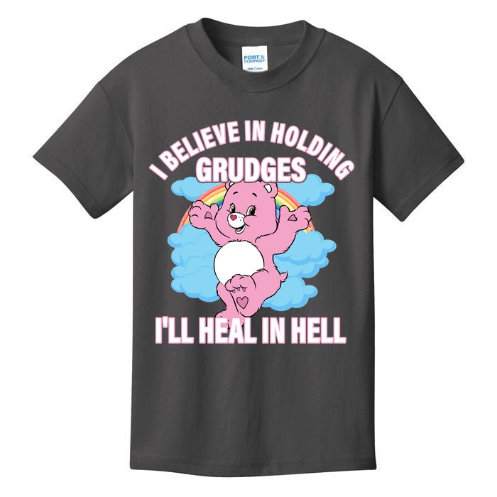 I Believe In Holding Grudges I’ll Heal In Hell Apparel Kids T-Shirt