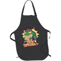 I Believe In Frog Supremacy Funny Apron