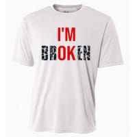 IM Broken IM Ok Broken Invisible Illness Mental Health Cooling Performance Crew T-Shirt