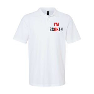 IM Broken IM Ok Broken Invisible Illness Mental Health Softstyle Adult Sport Polo