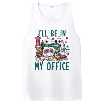 Ill Be In My Office Flowery Sewing Machine PosiCharge Competitor Tank