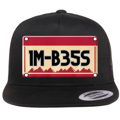 IM Bess Flat Bill Trucker Hat