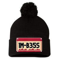 IM Bess Pom Pom 12in Knit Beanie