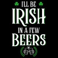 I'll Be Irish In A Few Beers Funny St Patricks Day Impact Tech Backpack