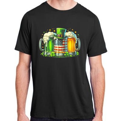 Irish Beer Ireland St Patricks Day Drinking Party Adult ChromaSoft Performance T-Shirt