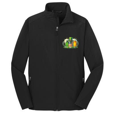 Irish Beer Ireland St Patricks Day Drinking Party Core Soft Shell Jacket