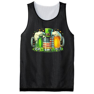 Irish Beer Ireland St Patricks Day Drinking Party Mesh Reversible Basketball Jersey Tank