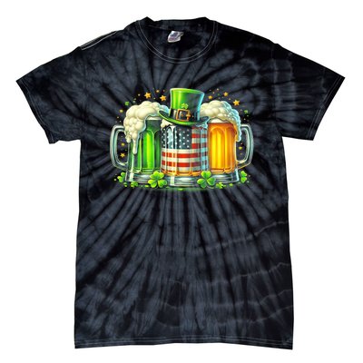 Irish Beer Ireland St Patricks Day Drinking Party Tie-Dye T-Shirt