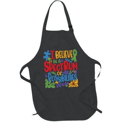 I Believe In A Spectrum Of Possibilities Autism Awareness Apron
