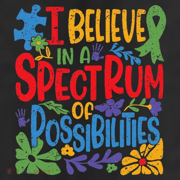 I Believe In A Spectrum Of Possibilities Autism Awareness Trucker Hat