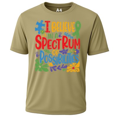 I Believe In A Spectrum Of Possibilities Autism Awareness Performance Shirt