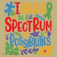 I Believe In A Spectrum Of Possibilities Autism Awareness T-Shirt