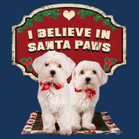 I Believe In Santa Paws Cute Christmas Dog Lover Bag