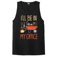 Ill Be In My Office Garden Funny Distressed Gardening PosiCharge Competitor Tank