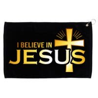 I Believe In Jesus Christian Grommeted Golf Towel