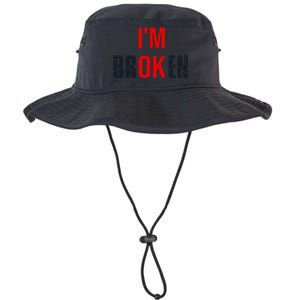 Im Broken Im Ok Broken Invisible Illness Legacy Cool Fit Booney Bucket Hat