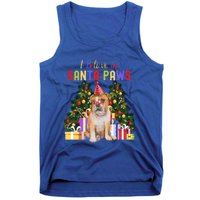 I Believe In Santa Paws Bulldog Lover Cute Xmas Bulldog Gift Tank Top