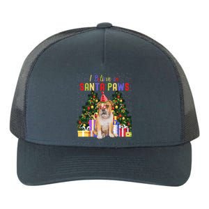 I Believe In Santa Paws Bulldog Lover Cute Xmas Bulldog Gift Yupoong Adult 5-Panel Trucker Hat