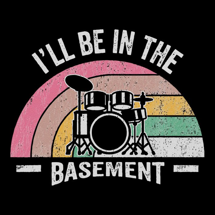 ILl Be In The Basement Drum Set 16 in Basic Backpack