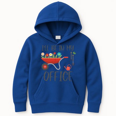 I'll Be In My Office Funny Gardening Mom Dad Funny Gift Kids Hoodie