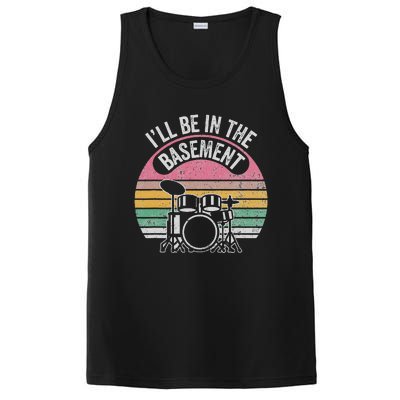 ILl Be In The Basement Drum Set Vintage Style PosiCharge Competitor Tank