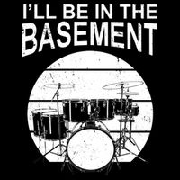I'll Be In The Basement Drum Set Drumming Drummer 16 in Basic Backpack