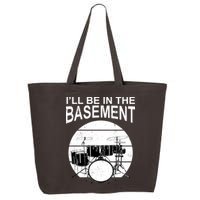 I'll Be In The Basement Drum Set Drumming Drummer 25L Jumbo Tote