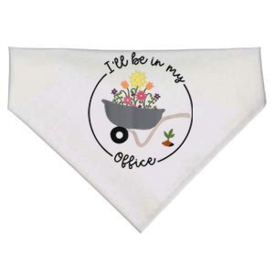 I'll Be In My Office Garden Funny Distressed Gardening USA-Made Doggie Bandana