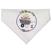 I'll Be In My Office Garden Funny Distressed Gardening USA-Made Doggie Bandana