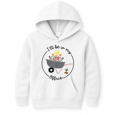 I'll Be In My Office Garden Funny Distressed Gardening Kids Hoodie