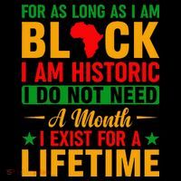 I'm Black I'm Historic I Exist Lifetime Black History Month Wool Snapback Cap