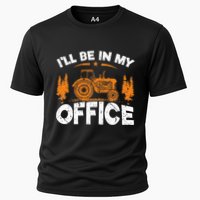 ILl Be In My Office Tractor Cooling Performance Crew T-Shirt