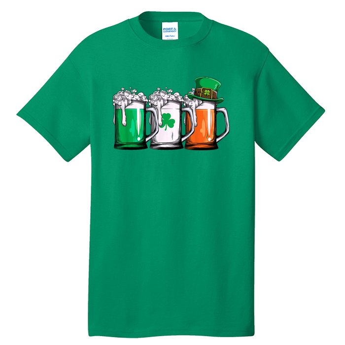 Irish Beer Ireland Flag St Patricks Day Tall T-Shirt