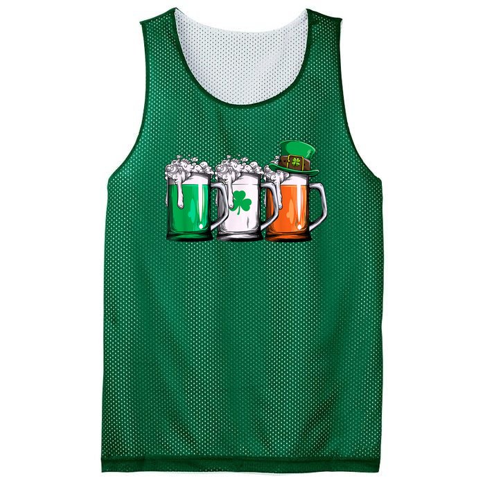 Irish Beer Ireland Flag St Patricks Day Mesh Reversible Basketball Jersey Tank